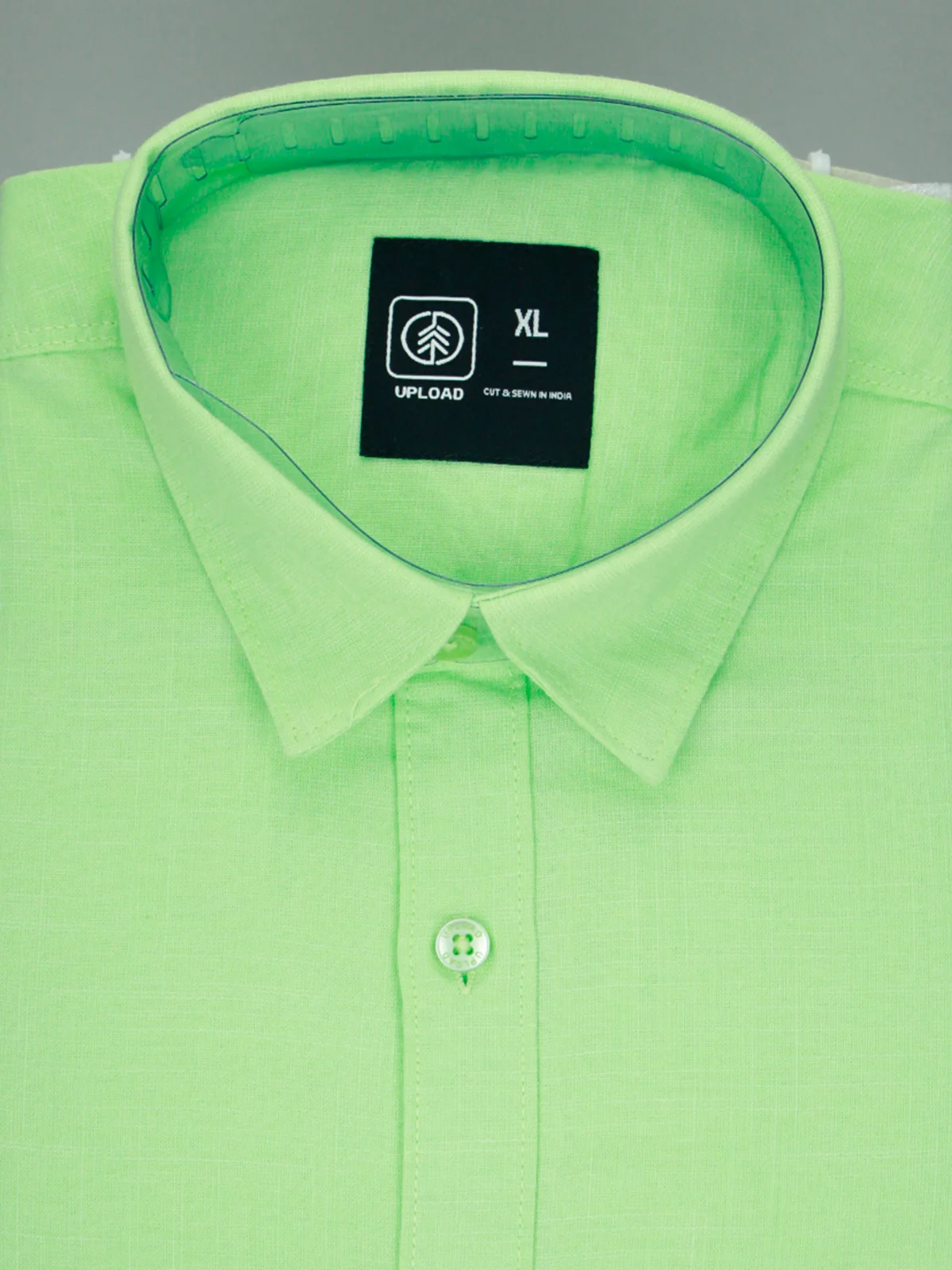 Men’s Light Green Linen Shirt 2